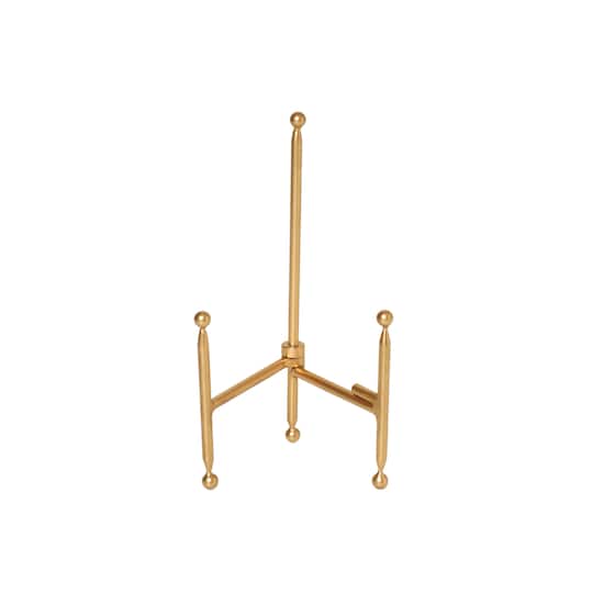 Gold Colored Steel Tabletop Easel by Studio Décor